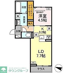 D-ROOM NAGOMI 1LDKの間取図画像