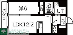 パルメゾン長町 1LDKの間取図画像
