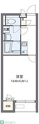 レジデンスシェーナ 1Kの間取図画像