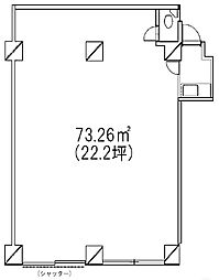 石島タウンフラッツの間取図画像