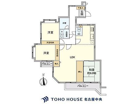 3LDK 間取り