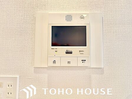 「見える安心」をカタチにしました。誰が来てもわかる様にモニター付きインターホンを設置。
