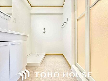 一日の始まりと終わりを心地よく演出してくれる、多彩な機能が備えられたパウダールーム。