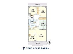 パークシティ三郷壱番館 4LDKの間取図画像