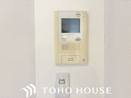 防犯対策にもなるモニター付インターホン設置。
