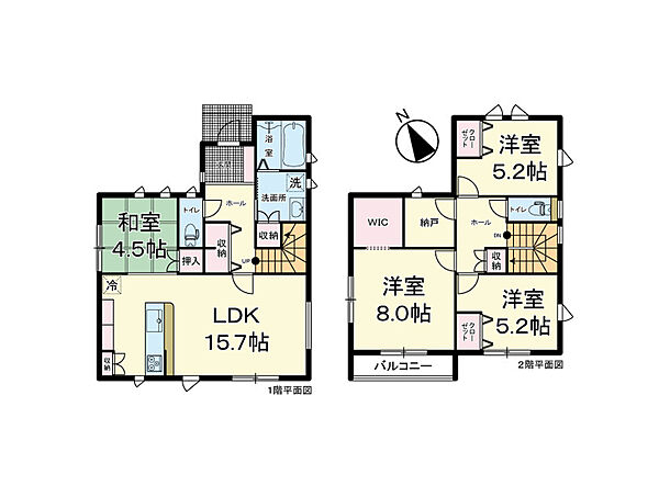 間取りを拡大表示