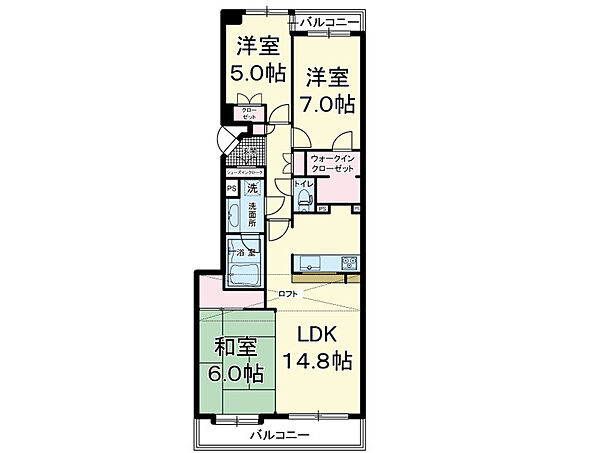 間取りを拡大表示