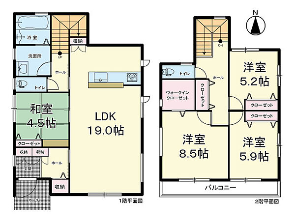 間取りを拡大表示