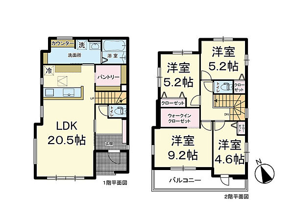間取りを拡大表示