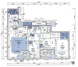 Brillia二番町 3LDKの間取図画像