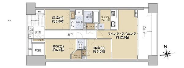 間取りを拡大表示