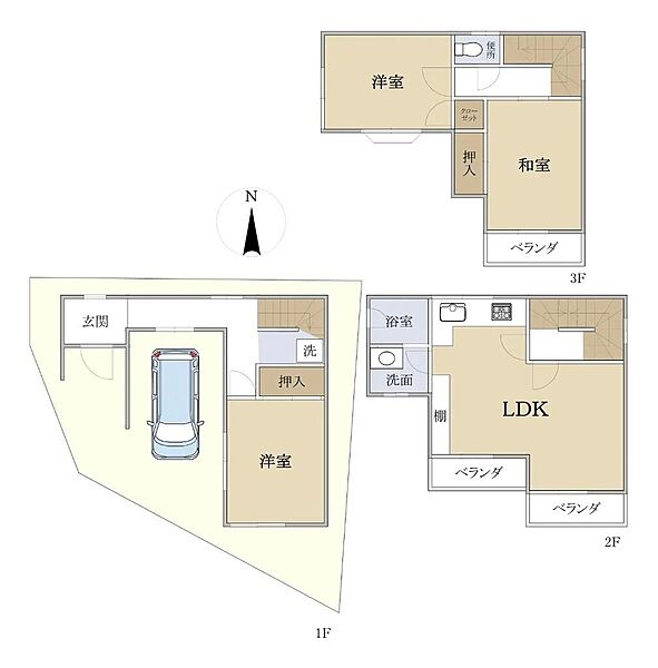 間取りを拡大表示