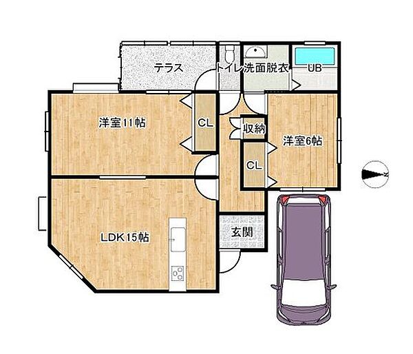 間取りを拡大表示