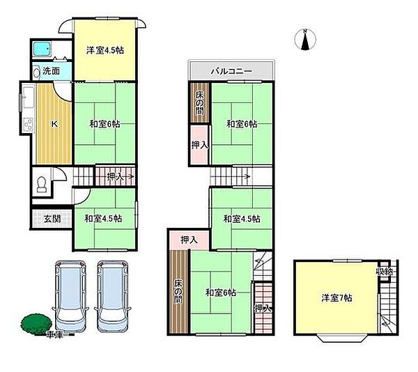 間取りを拡大表示
