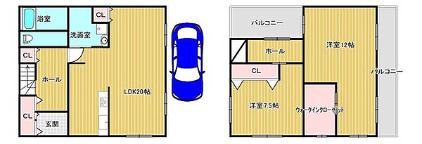 間取りを拡大表示
