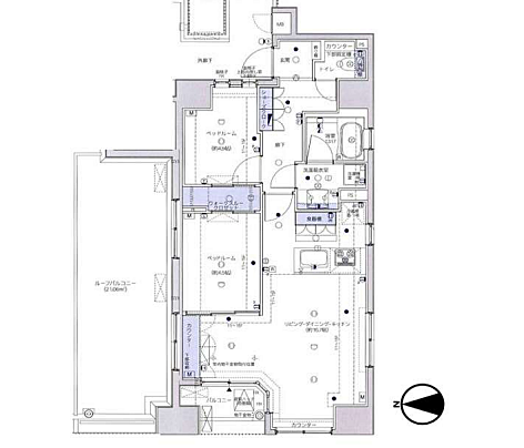 間取りを拡大表示