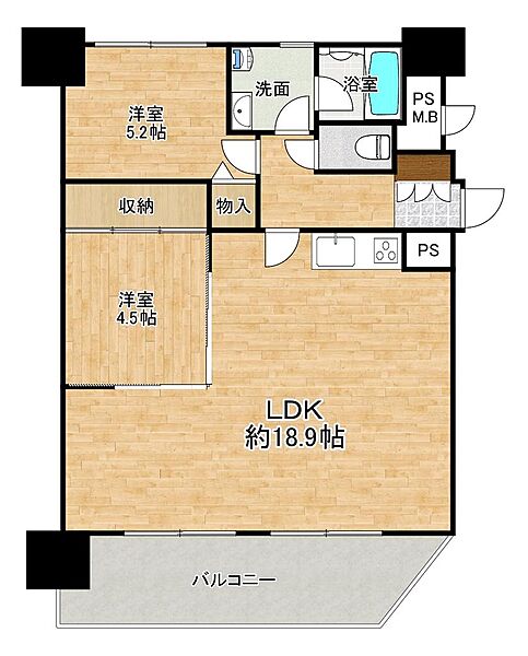 間取りを拡大表示