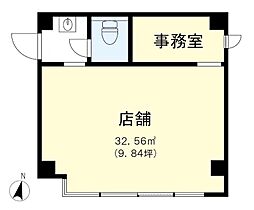 ハイムIT ワンルームの間取図画像