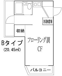 アーバンスクェア東石神井 ワンルームの間取図画像