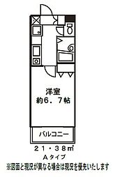 ブロード大塚 1Kの間取図画像