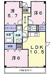 パークスクウェア湘南 3LDKの間取図画像