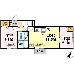 物件の間取り