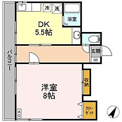 物件の間取り