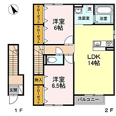 物件の間取り