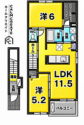 リバービサイド 2階/-