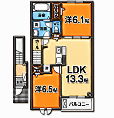 物件の間取り