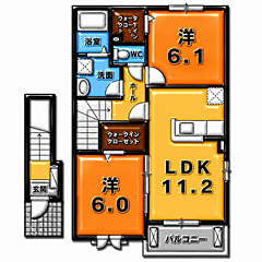 物件の間取り
