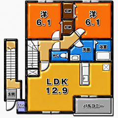物件の間取り