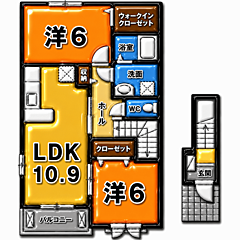 物件の間取り