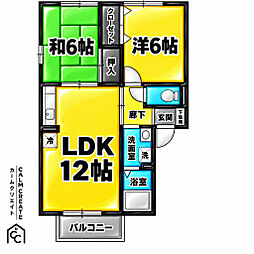 ピュアライフ B棟 2階/-