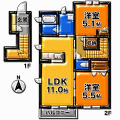 物件の間取り