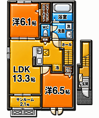 物件の間取り