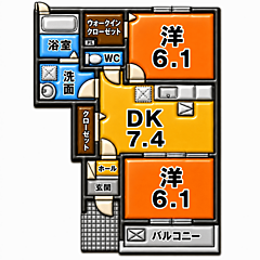 物件の間取り