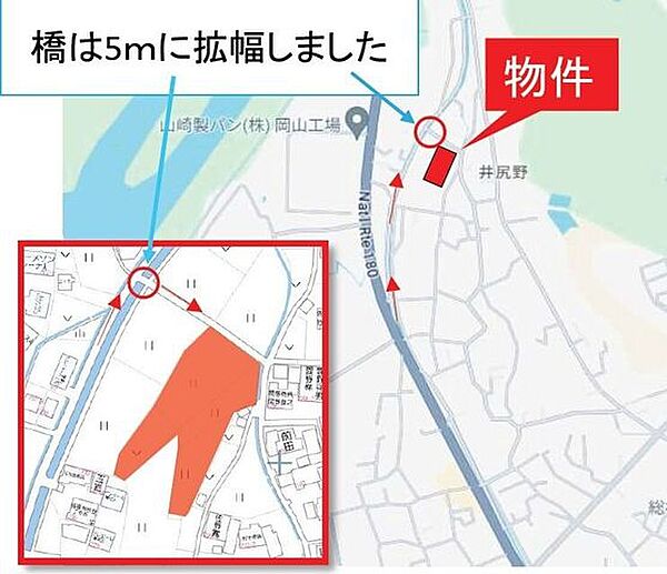 地図を拡大表示