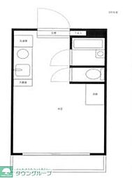グランコート伊勢崎 ワンルームの間取図画像