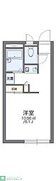 レオパレスセレネ 1Kの間取図画像