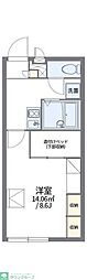 レオパレスサンシャイン3 1Kの間取図画像