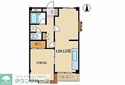 メゾンドボネ 1LDKの間取図画像