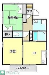 セフィラ 2DKの間取図画像