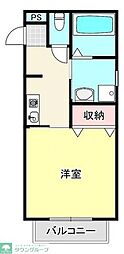 GRoVeHoUse 1Kの間取図画像