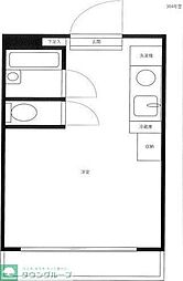 グランコート伊勢崎 ワンルームの間取図画像