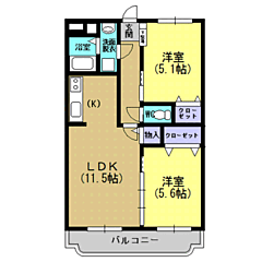 物件の間取り