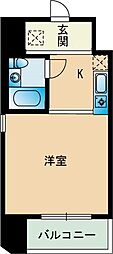 マーブル住吉 ワンルームの間取図画像