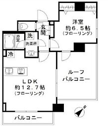 カーサスプレンディッド西麻布 1LDKの間取図画像