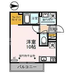 CasaPopo ワンルームの間取図画像