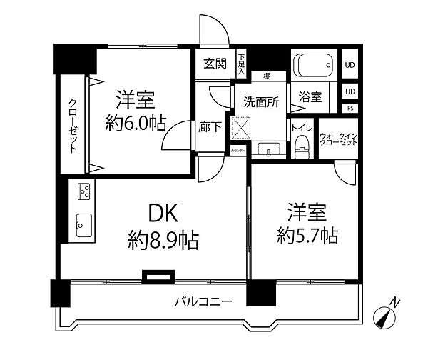 間取りを拡大表示